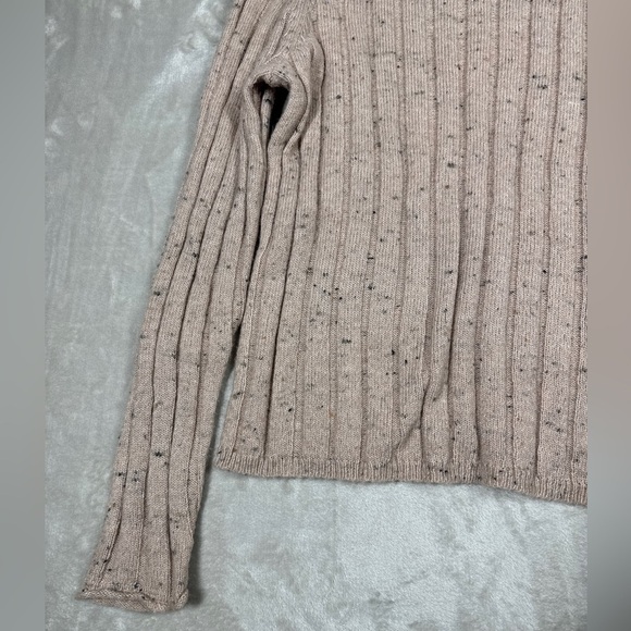 NWT Madewell Donegal Blush Evercrest Turtleneck Wool Blend Sweater Size Small - Picture 5 of 16